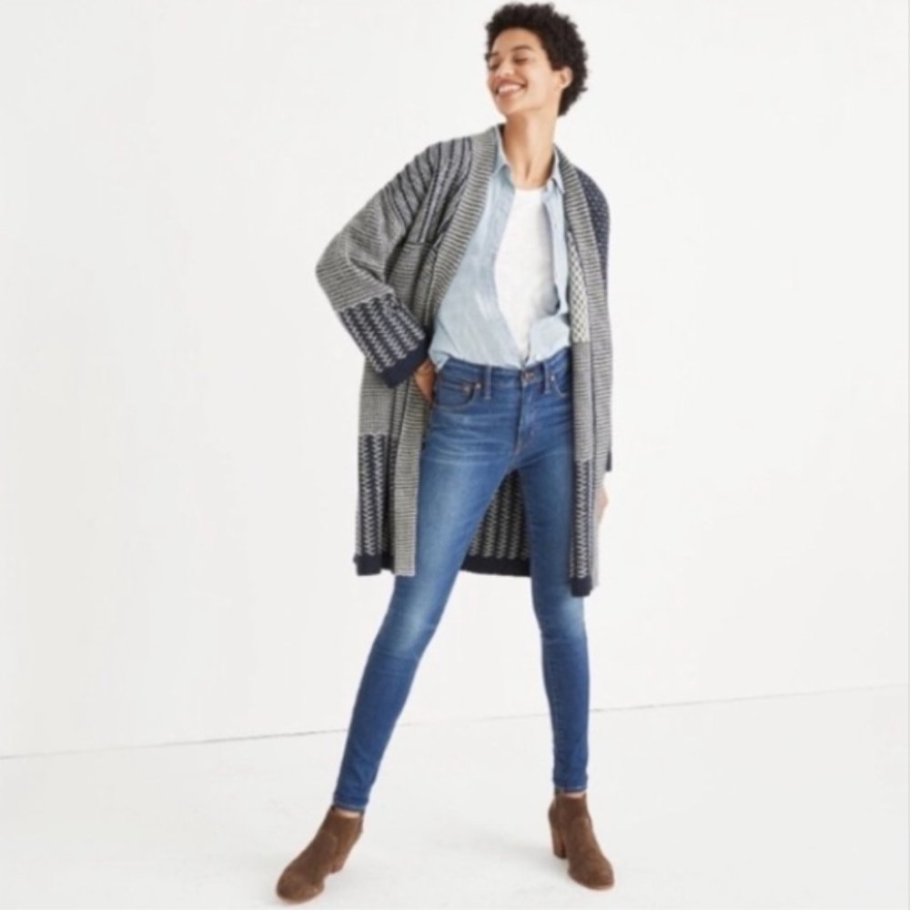 Madewell Patchwork Collage Wool Sweater - image 2